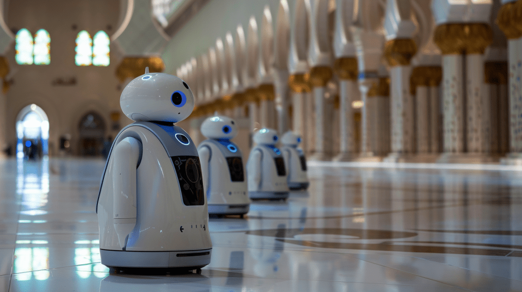 AI-Powered Robots Guide Pilgrims in Saudi Arabia’s Grand&nbsp;Mosque