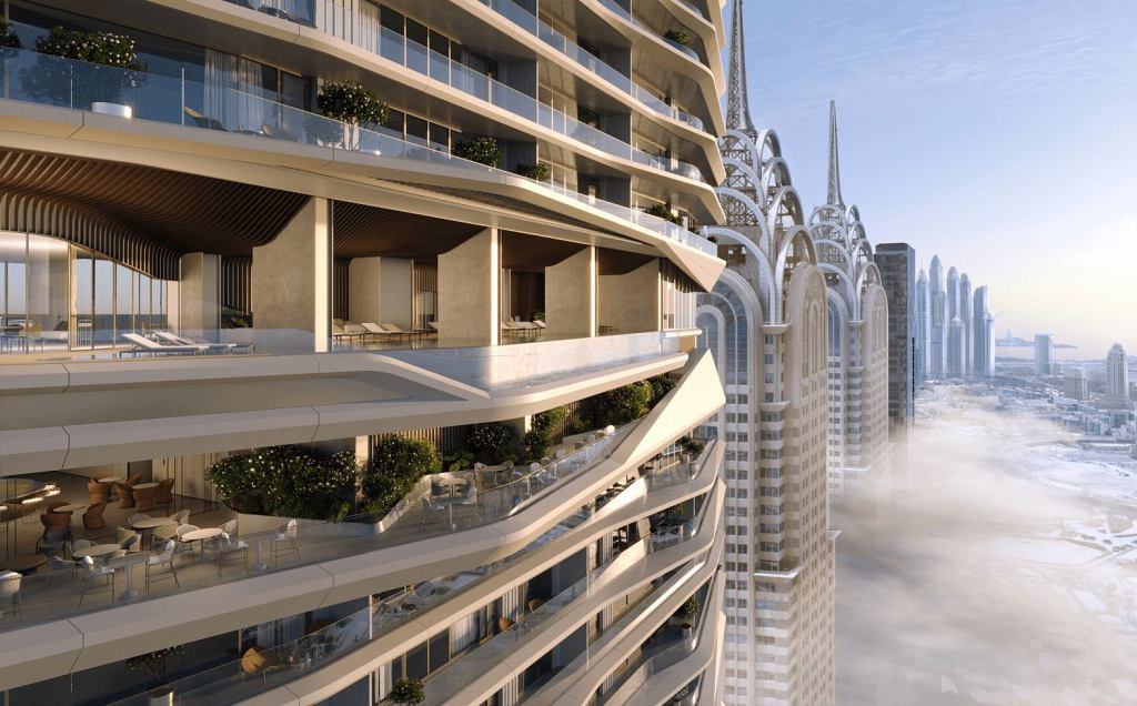 iconic tower balcony