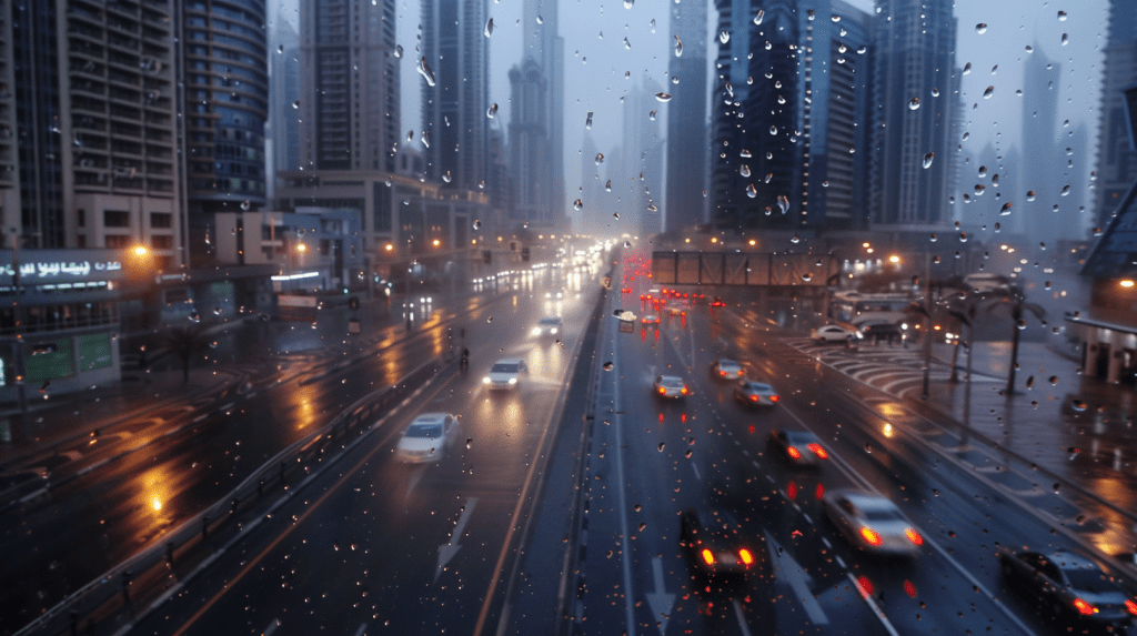 UAE Weather Update: Rain and Hail Hit the&nbsp;Country