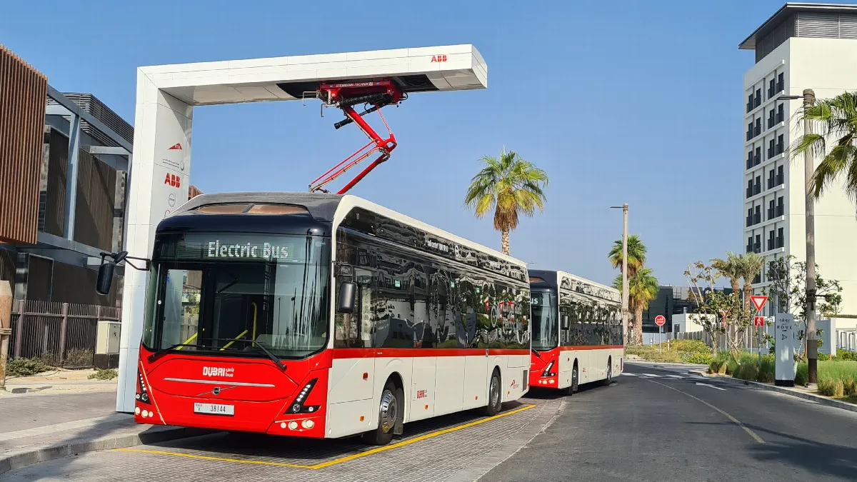 bus dubai electric