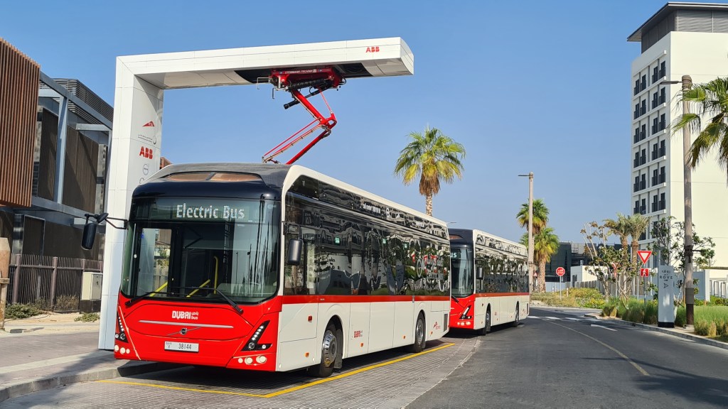 bus dubai electric