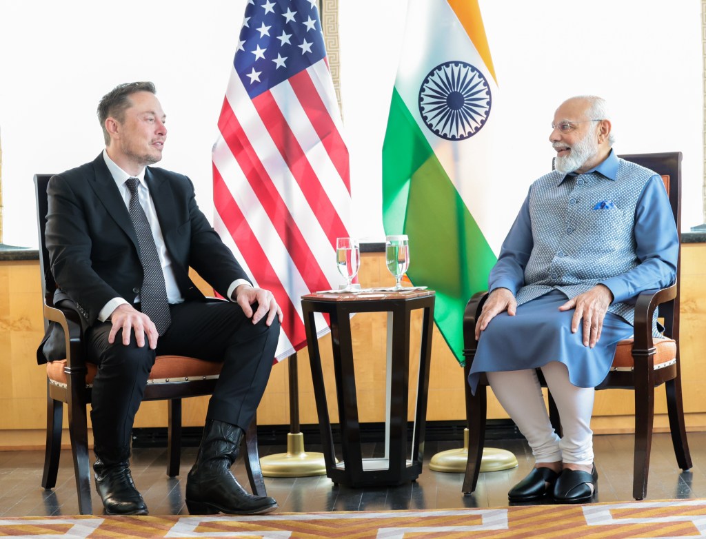 elon musk and modi meeting