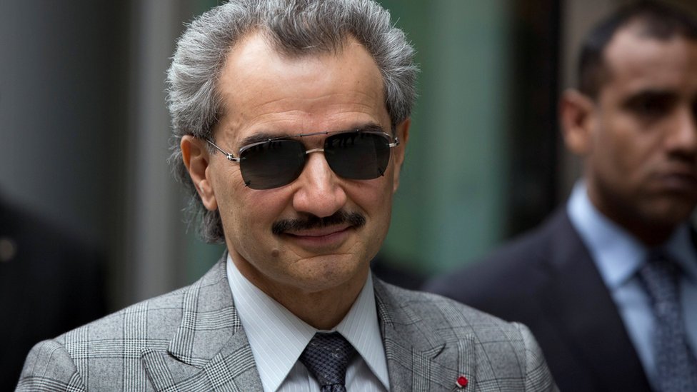 Prince Alwaleed, chairman of Kingdom Holding Company