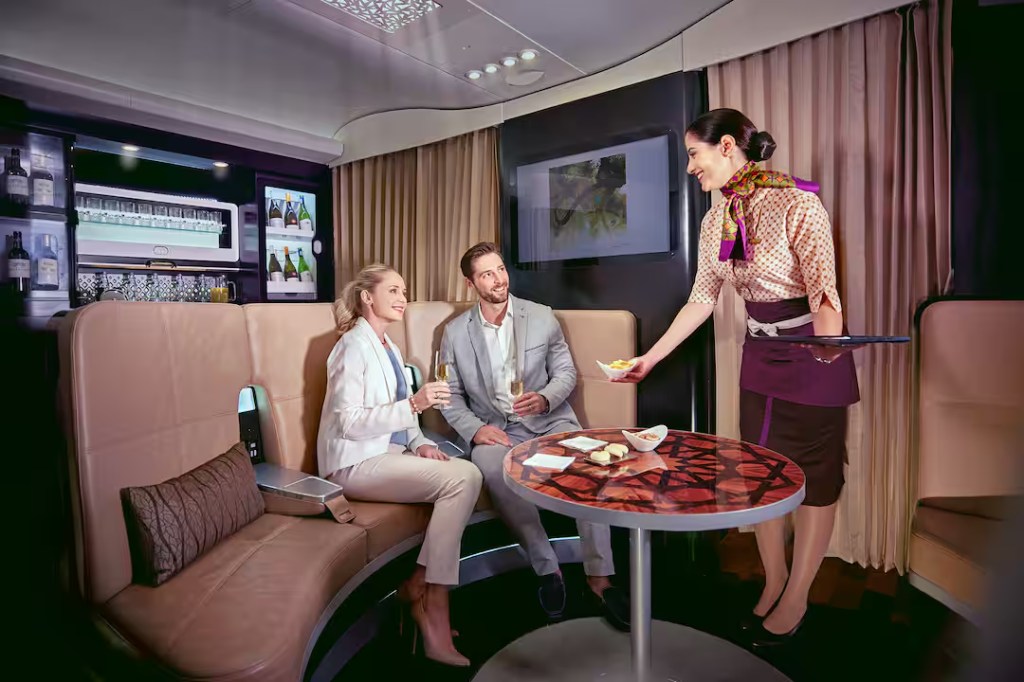 a380 etihad The Lobby