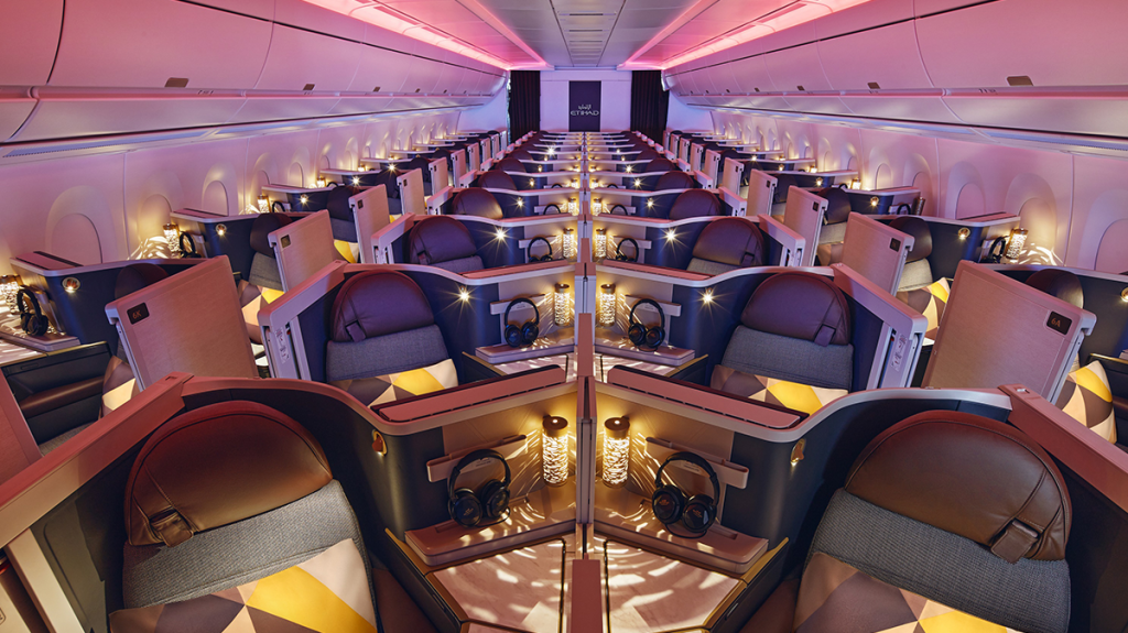 Business Class, Etihad Airways