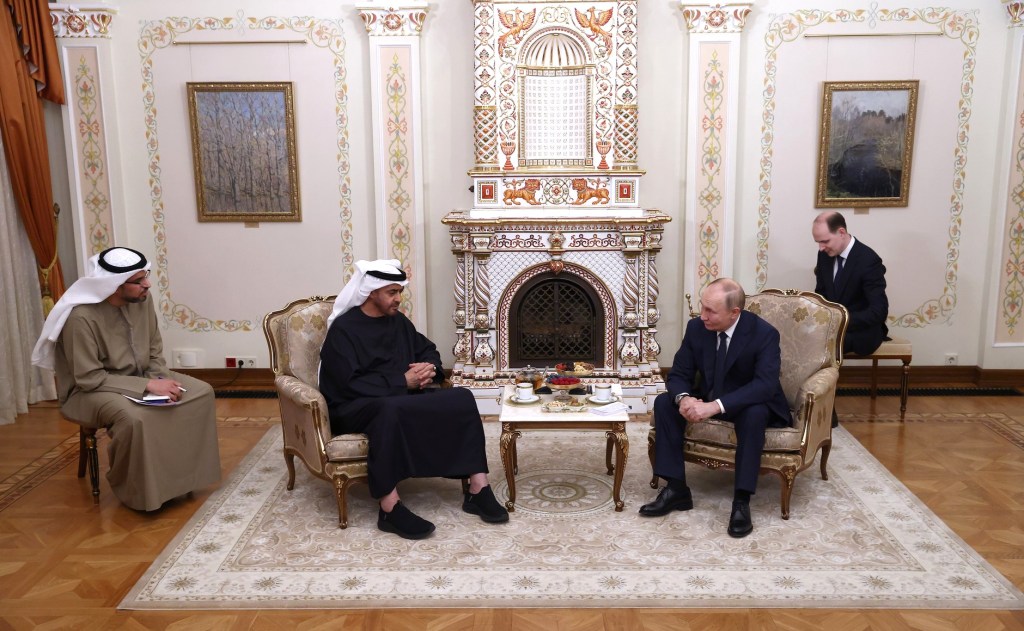 UAE President Sheikh Mohamed bin Zayed meets Russia's Putin in Moscow, bolstering ties ahead of the BRICS summit. Explore the growing UAE-Russia partnership.