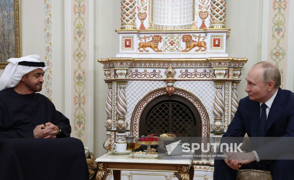 UAE President Meets Putin in Moscow: Strengthening Ties Before BRICS&nbsp;Summit