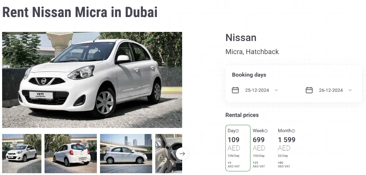 Yeti Car Rental