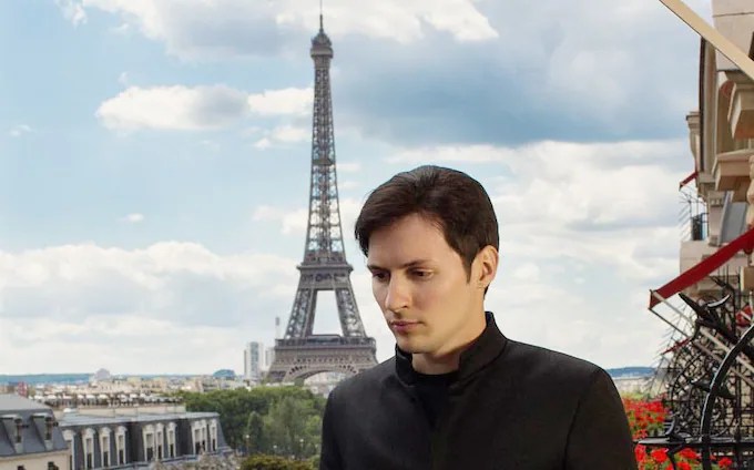 Pavel Durov in Paris Eifel Tower