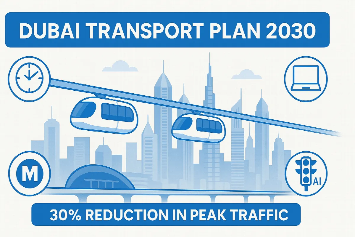 dubai transport plan 2030 illustration