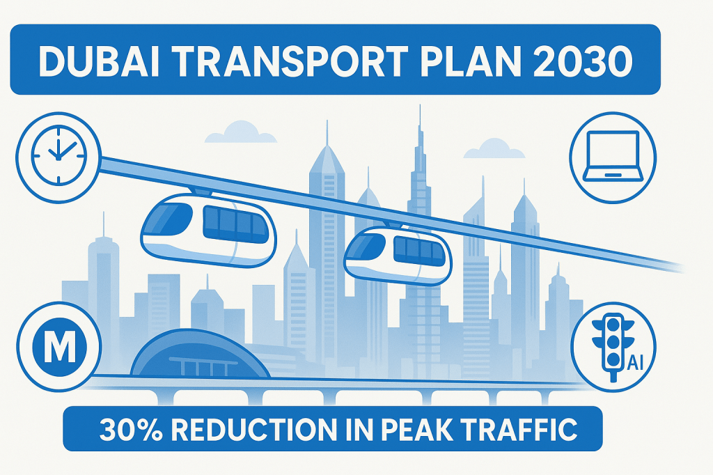 dubai transport plan 2030 illustration