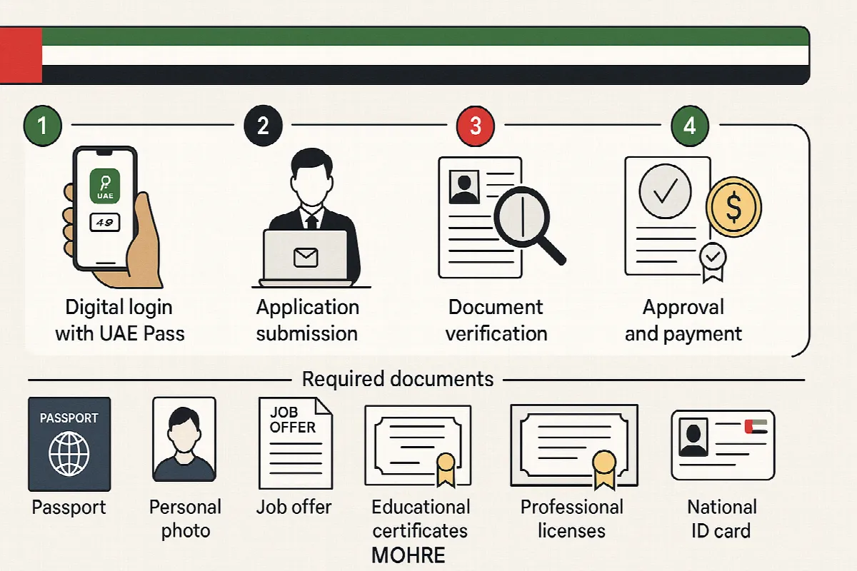 4 Simple Steps to Obtain UAE Work Permits
