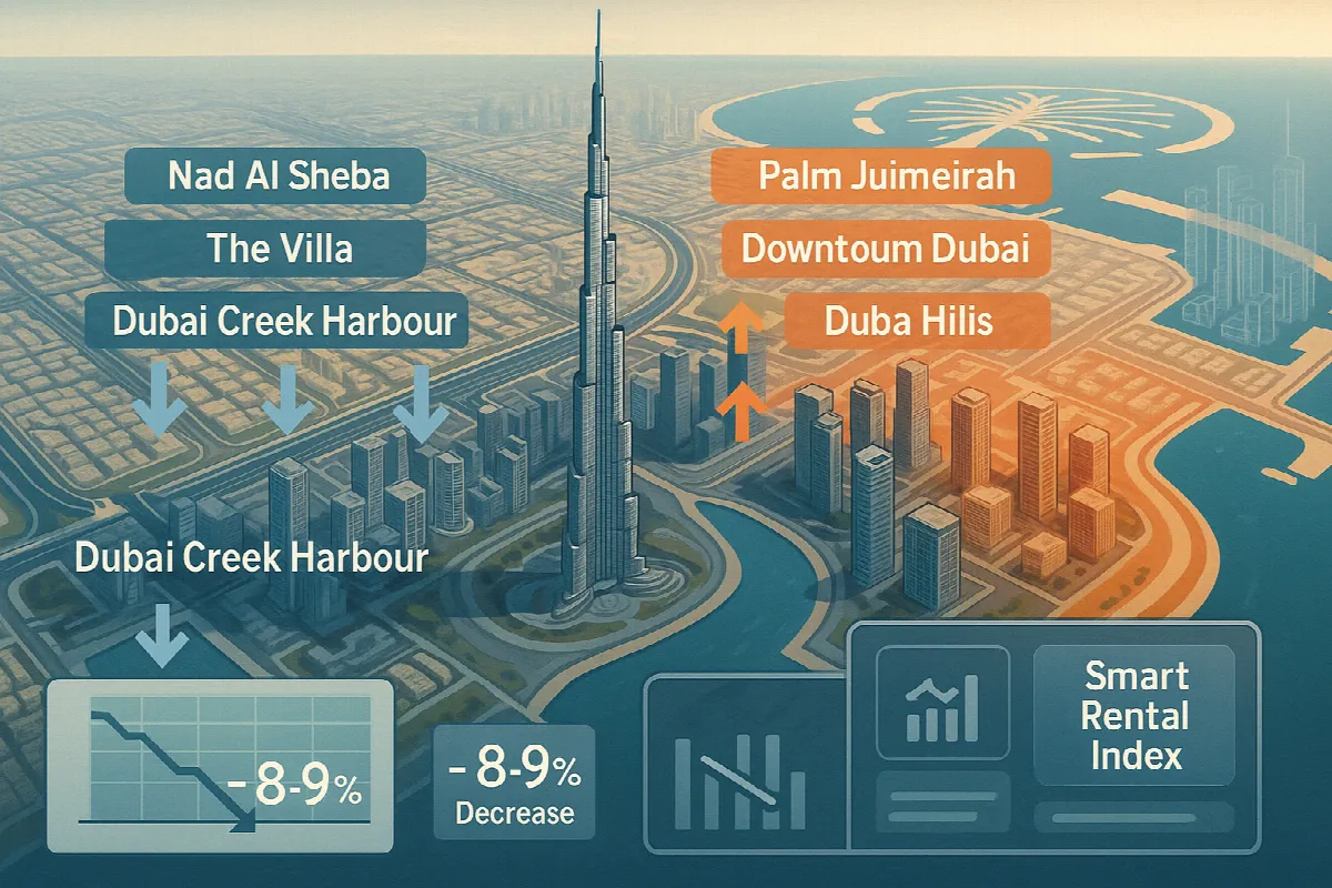 dubai rent trends illustration april 2025