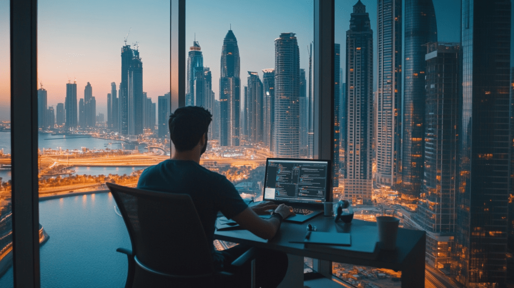 remote work in dubai