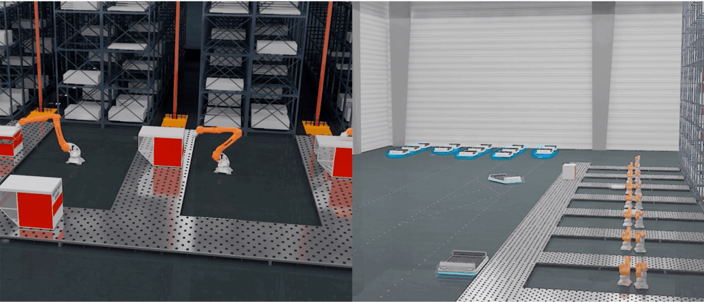 visual robotics arms for baggage handling in Al Maktoum International