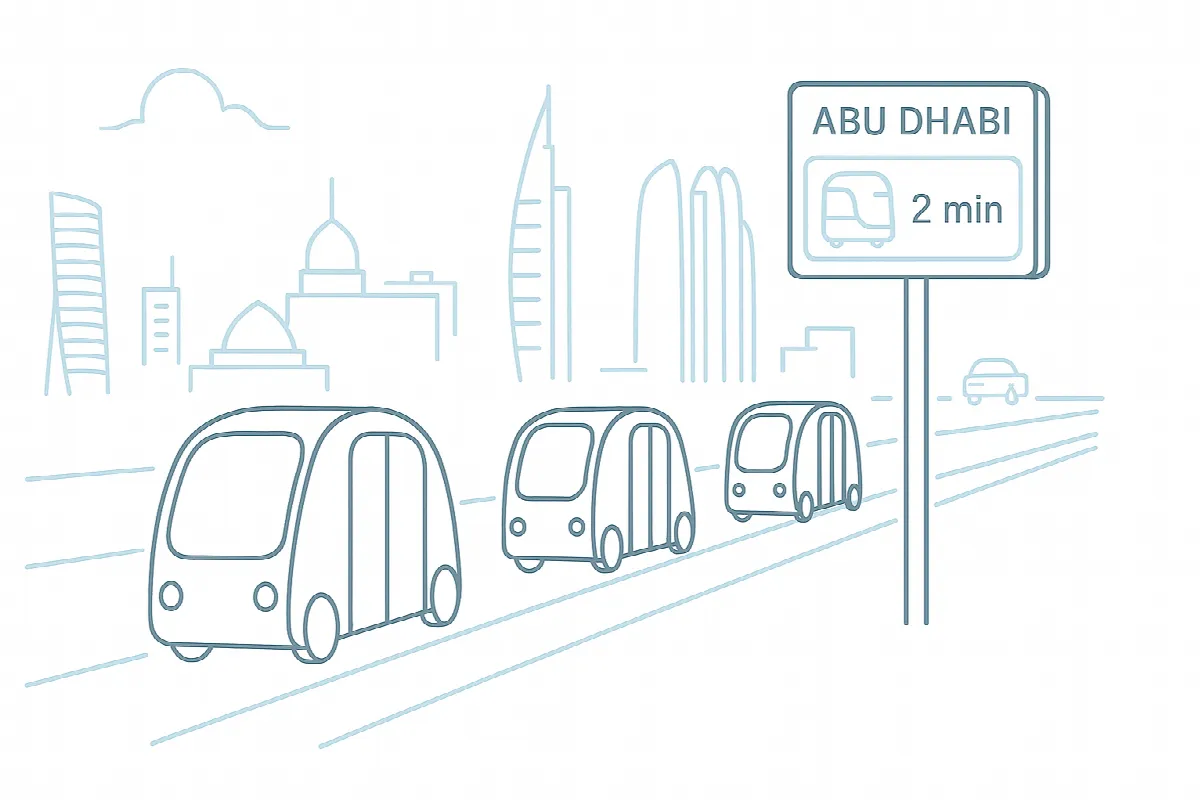 Autonomous public transportation system in Aion Sentia's AI-driven infrastructure