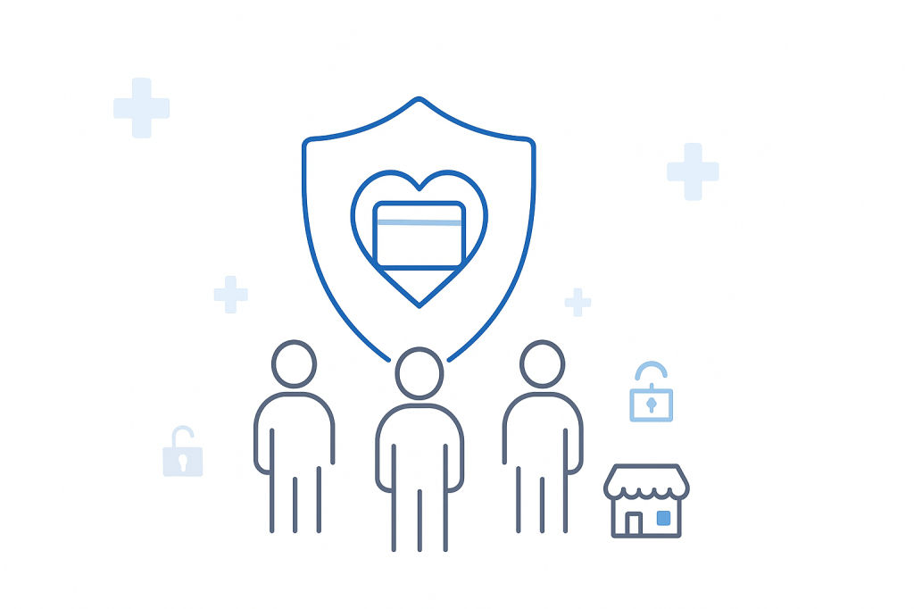 Life Endowment campaign logo representing community protection for chronic disease patients
