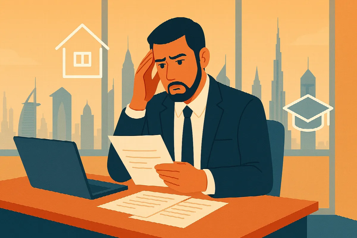 UAE office worker concerned about rising living costs affecting job satisfaction