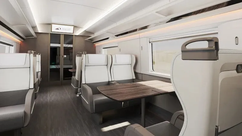 Business Class Emirates Rail
