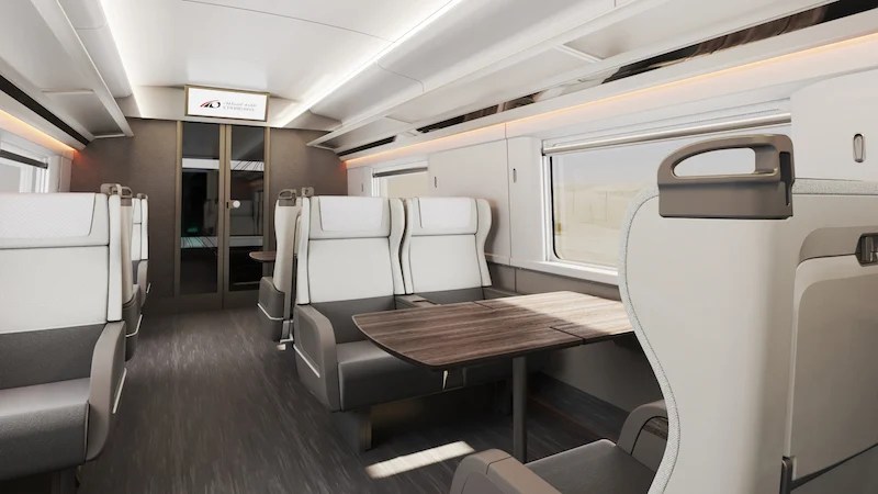 Business Class Emirates Rail