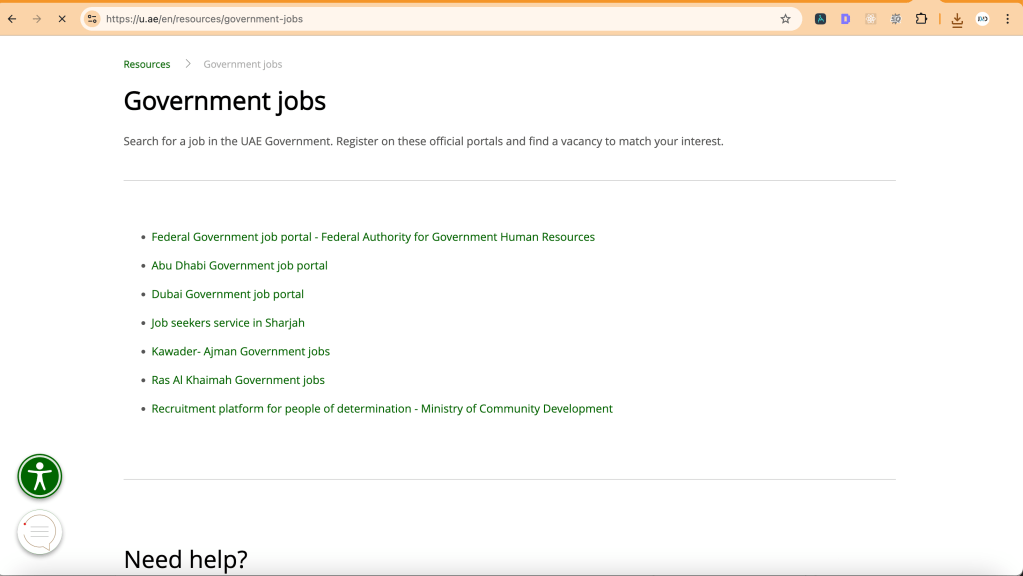 Dubai's digital government job portal offers a streamlined application process for expatriates seeking public sector positions.