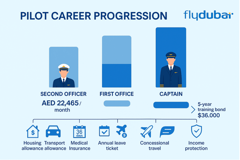 flydubai Ab Initio Pilot Training Boeing 737 Careers Start Q4 2025