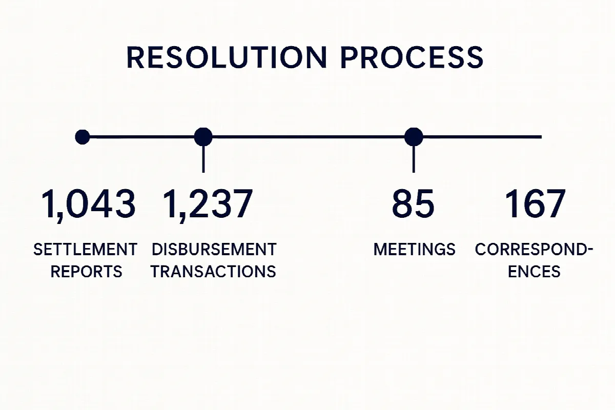 Abu Dhabi property dispute resolution process timeline showing comprehensive administrative work
