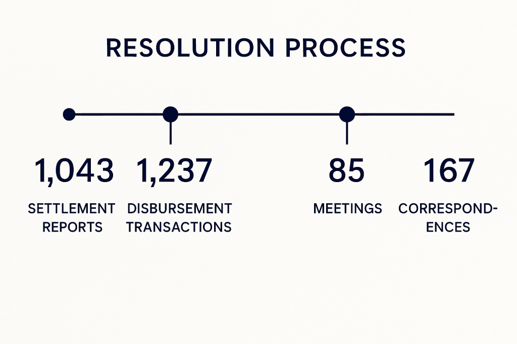 Abu Dhabi property dispute resolution process timeline showing comprehensive administrative work
