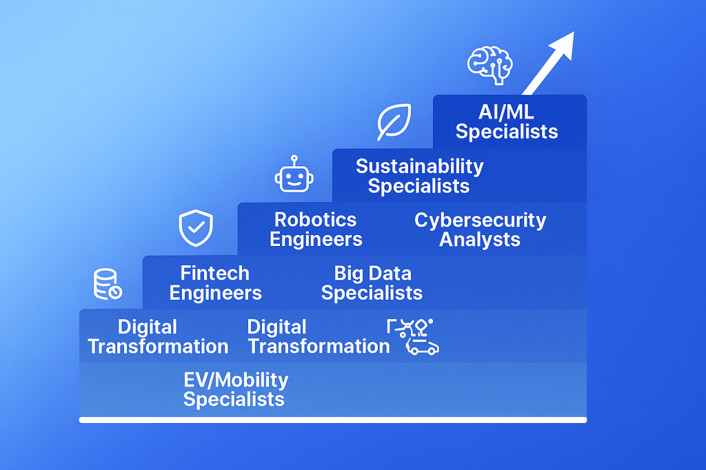 Nine high-demand careers in Dubai's AI-driven job market showing growth trajectory