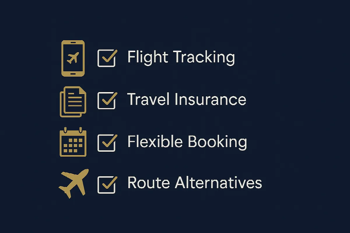 Infographic showing UAE airlines flight route adjustments due to regional airspace closures