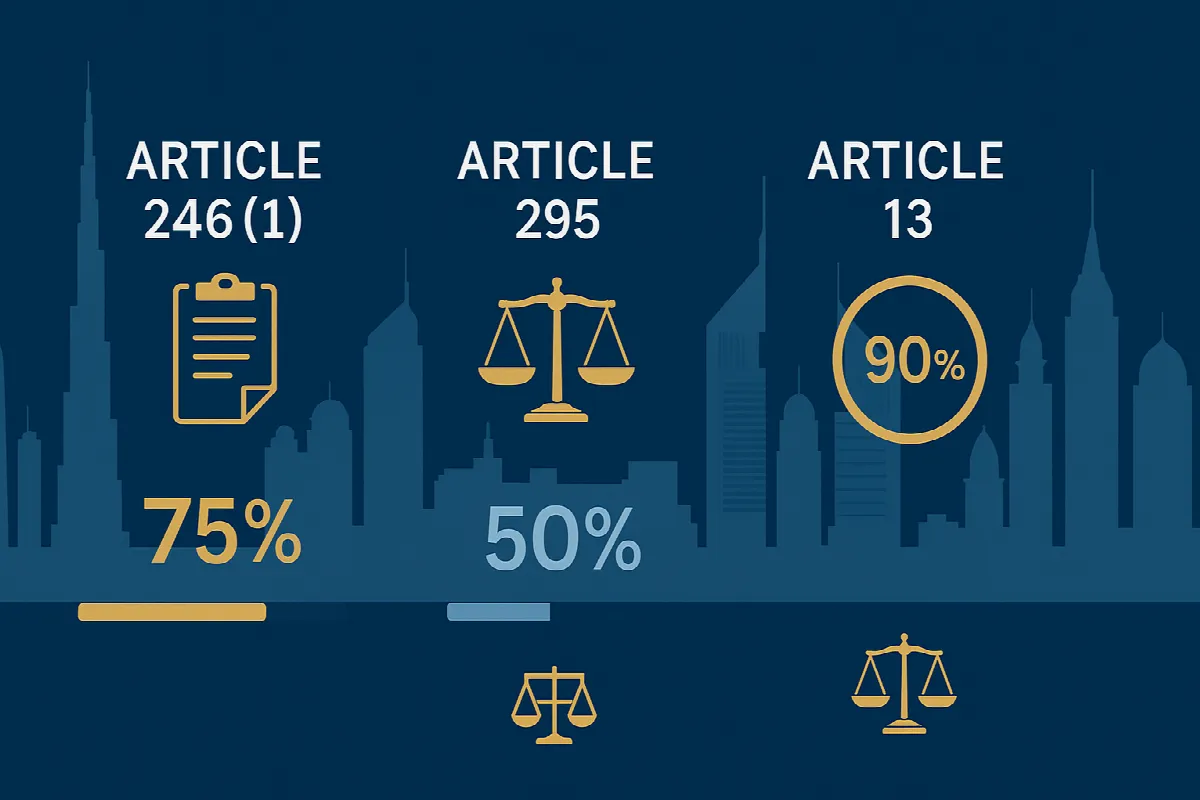 UAE property law articles and legal framework statistics