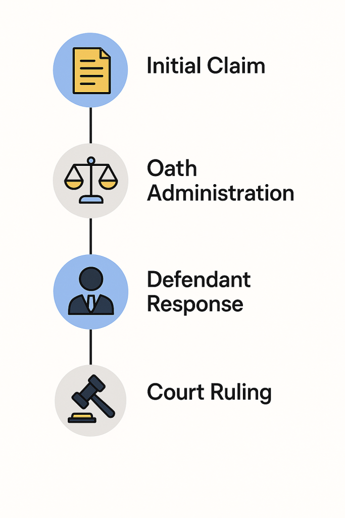 UAE court legal process flowchart for rental property disputes