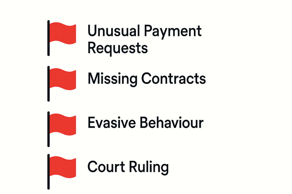 Warning signs and red flags for UAE rental property transactions