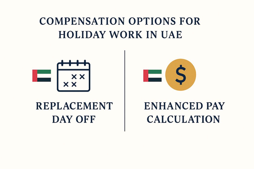 UAE labour law compensation options for working during public holidays