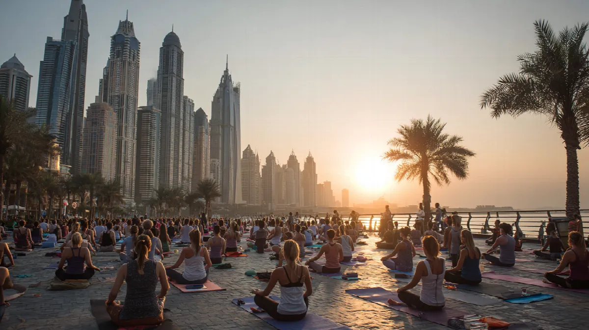 group yoga sessions in dubai