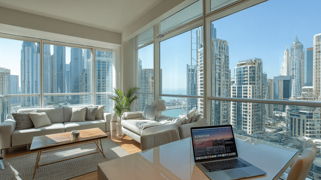 Dubai short-stay rental rates drop as new supply floods market. Current rates $100-$350 vs peak $250-$750. Investment advice for landlords.