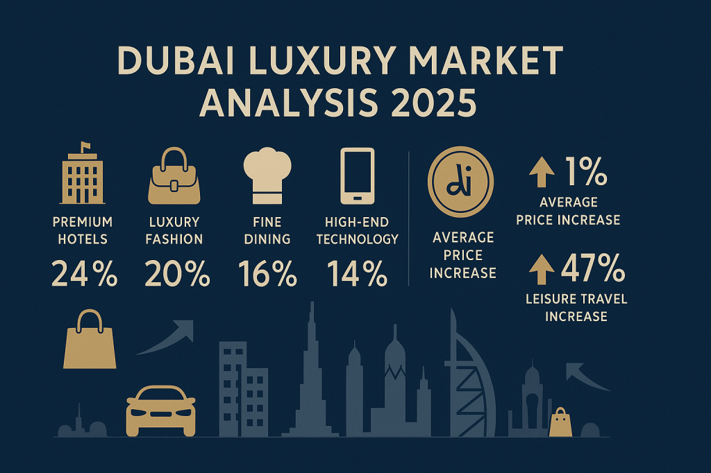 Dubai luxury spending categories and market performance breakdown