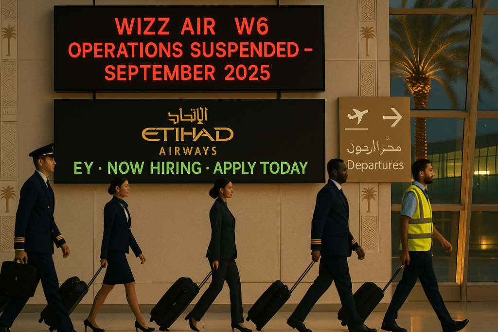Etihad Airways CEO confirms openness to hiring Wizz Air Abu Dhabi employees as operations end September 2025. Learn about career opportunities in UAE aviation.