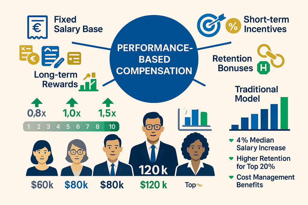 UAE Pay for Performance Compensation Model Diagram 2025