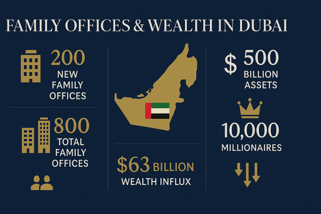 Dubai family office growth and wealth migration statistics 2025
