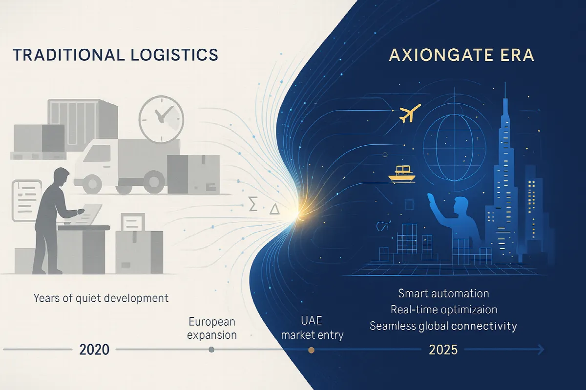 Industry executives evaluating Axiongate's logistics intelligence technology
