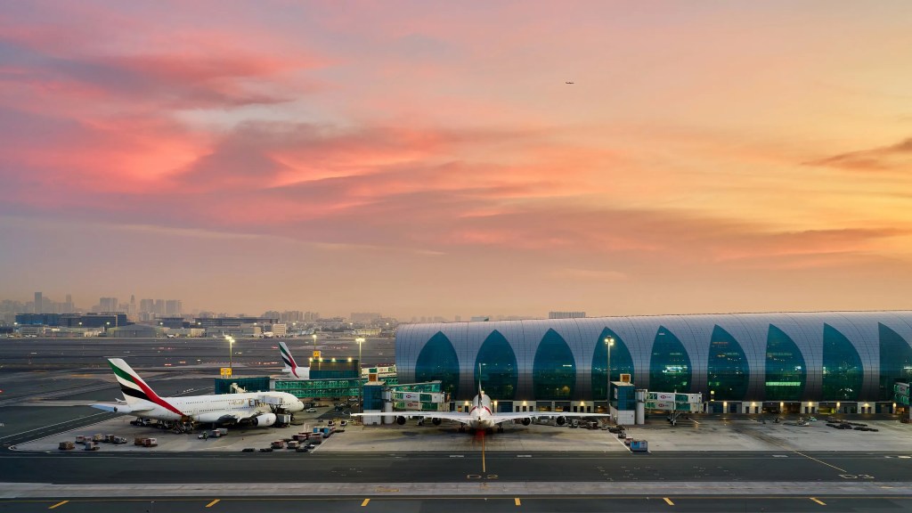 Dubai Airport launches world's first AI immigration corridor processing 10 passengers simultaneously without stops. Revolutionary travel technology.