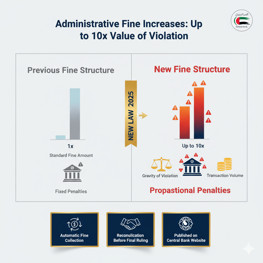 UAE President issues new Central Bank law with 10x higher fines, enhanced consumer protection, and stricter lending rules. What banks and customers need to know.
