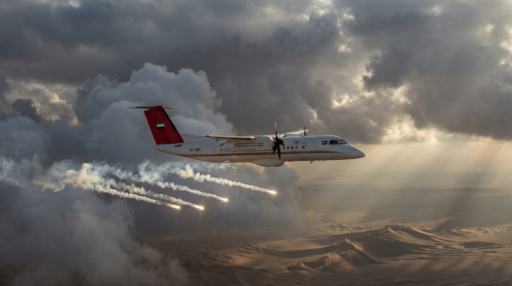 Learn how UAE's cloud seeding works: salt flares, nanomaterials, AI technology, and 172 flights in 2025. Complete guide to NCM rain enhancement operations.