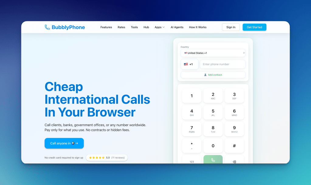 bubblyphone website